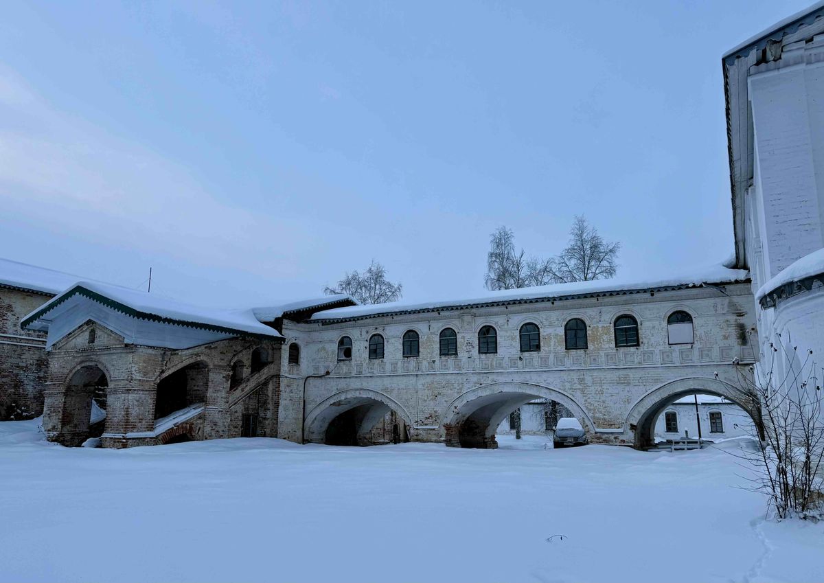архитектурные детали. Михаило-Архангельский монастырь. Собор Михаила Архангела, Великий Устюг (Великоустюгский район, Вологодская область)