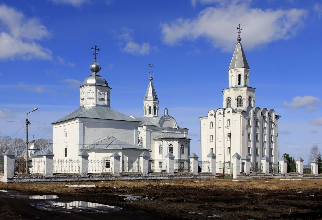 Коряжемский Николаевский монастырь, Коряжма (Коряжма, город, Архангельская область). фасады, Вид с юго-востока.