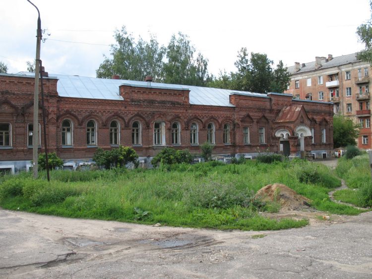 Шуя. Всехсвятский единоверческий женский монастырь. фасады, Корпус трапезной (1888г). Построен на средства В.В. Рубачева