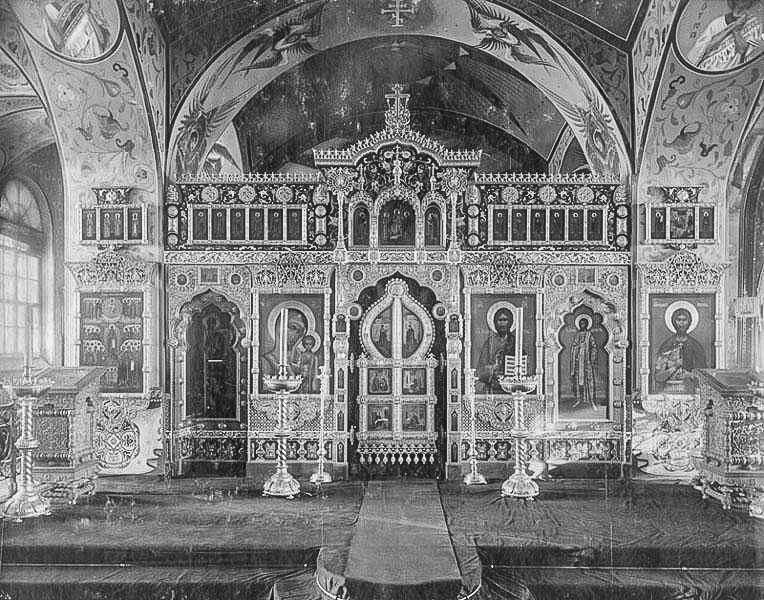 Церковь Тимофея апостола, Орехово-Зуево (Орехово-Зуевский городской округ, Московская область). архивная фотография, Иконостас церкви. Оригинал - музей Щусева. Источник - Госкаталог. Период создания:1904-1917 гг.