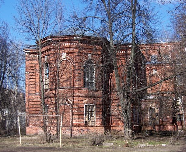 Домовая церковь Николая Чудотворца при бывшем Никольском училище, Орехово-Зуево (Орехово-Зуевский городской округ, Московская область). фасады