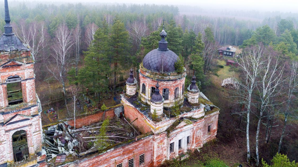 Церковь Воскресения Христова, Воскресенское Новое (Лухский район, Ивановская область). фасады