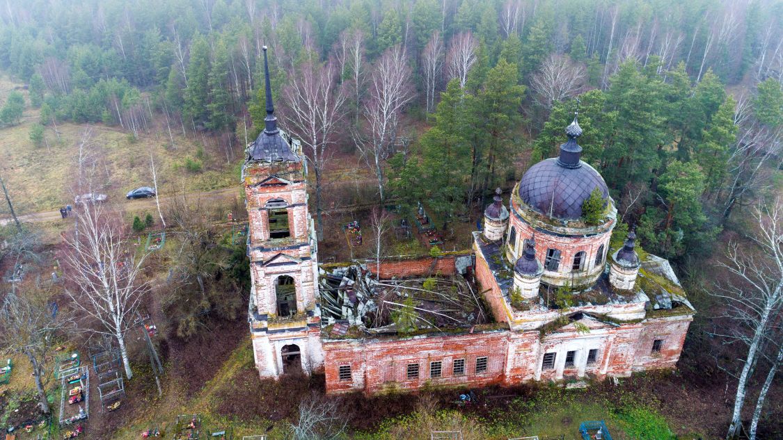 Церковь Воскресения Христова, Воскресенское Новое (Лухский район, Ивановская область). фасады