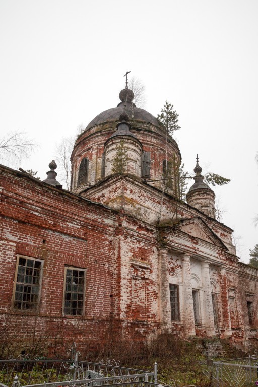 Церковь Воскресения Христова, Воскресенское Новое (Лухский район, Ивановская область). фасады