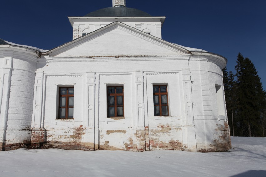 Церковь Воскресения Христова, Воскресенское (Любимский район, Ярославская область). фасады