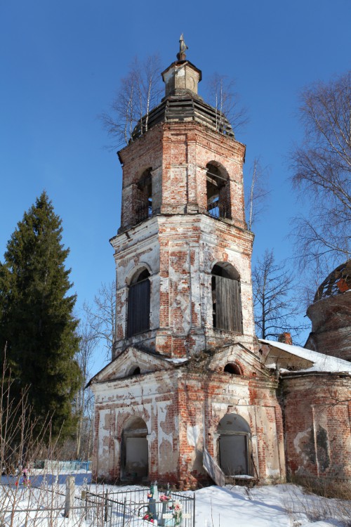 Церковь Рождества Пресвятой Богородицы, Парфеньево (Любимский район, Ярославская область). фасады