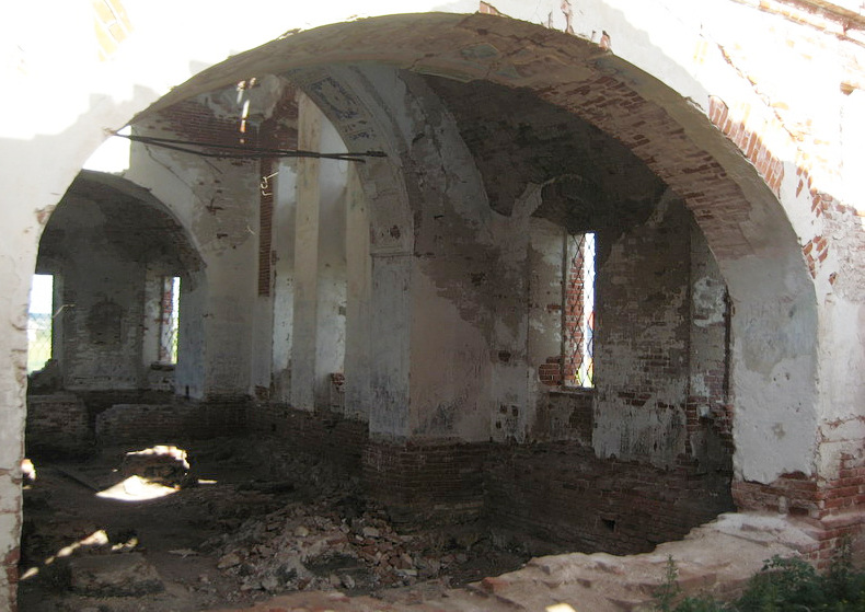 Церковь Троицы Живоначальной, Заречное (Арзамасский район и г. Арзамас, Нижегородская область). интерьер и убранство, Трапезная