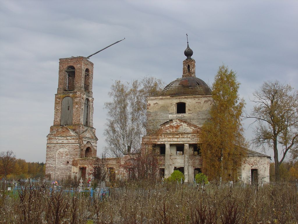 Церковь Успения Пресвятой Богородицы, Шарна (Любимский район, Ярославская область). фасады