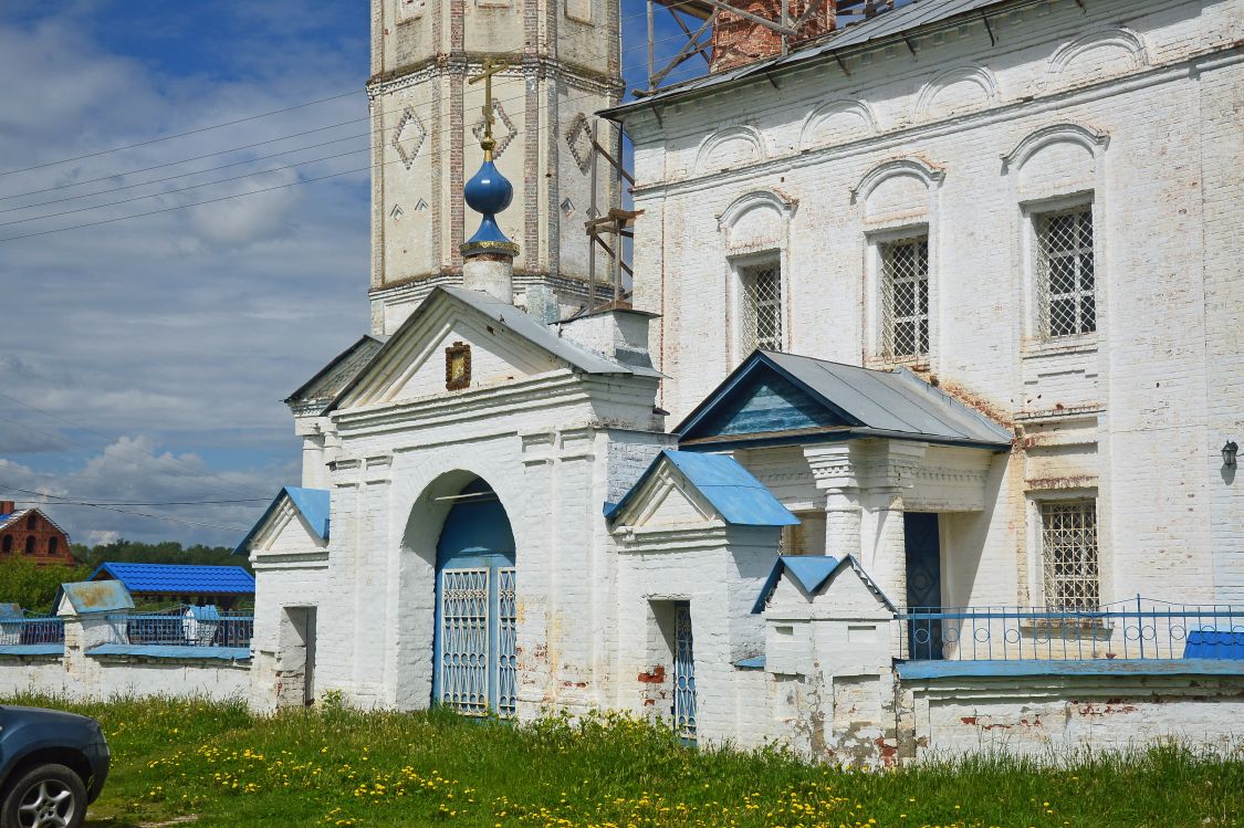 Кузнецово. Успенско-Казанский мужской монастырь. Церковь Успения Пресвятой Богородицы. архитектурные детали