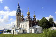 Успенско-Казанский мужской монастырь. Церковь Успения Пресвятой Богородицы, Вид с юго-востока.<br>, Кузнецово, Шуйский район, Ивановская область