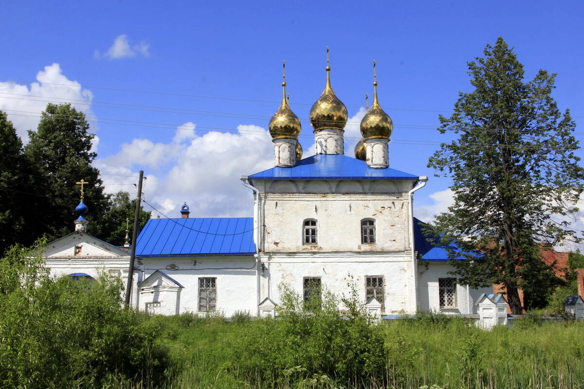 Успенско-Казанский мужской монастырь. Церковь Казанской иконы Божией Матери, Кузнецово (Шуйский район, Ивановская область). фасады, Вид с юга.