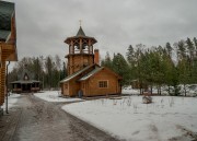 Троицкая Александро-Невская лавра. Скит Андрея Первозванного, Деревянная колокольня и церковь Зосимы и Савватия.<br>, Коркино, Всеволожский район, Ленинградская область