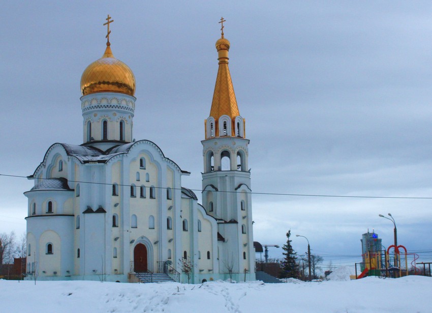 Церковь Татианы при Самарском университете, Самара (Самара, город, Самарская область). общий вид в ландшафте