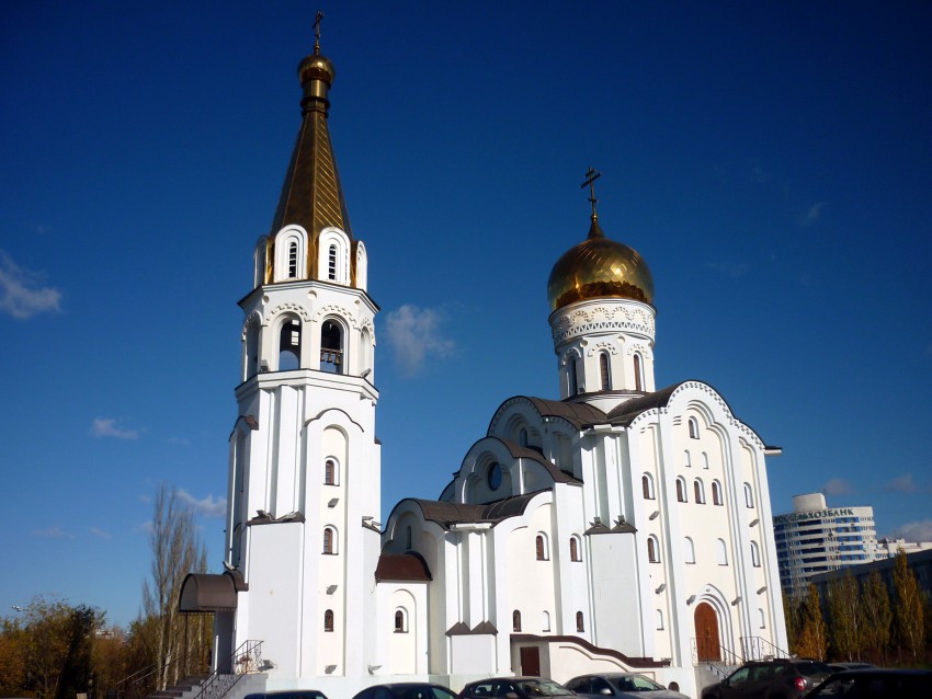 Самара. Церковь Татианы при Самарском университете. общий вид в ландшафте