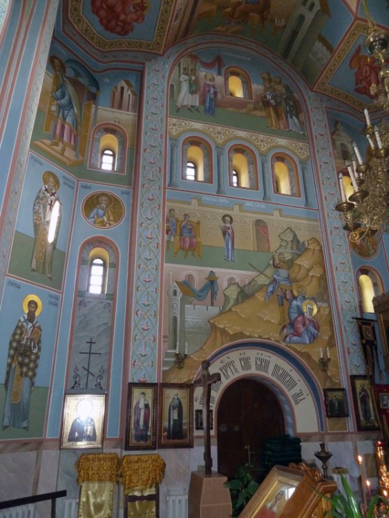 Церковь Татианы при Самарском университете, Самара (Самара, город, Самарская область). интерьер и убранство, Роспись северной стены церкви Татианы
