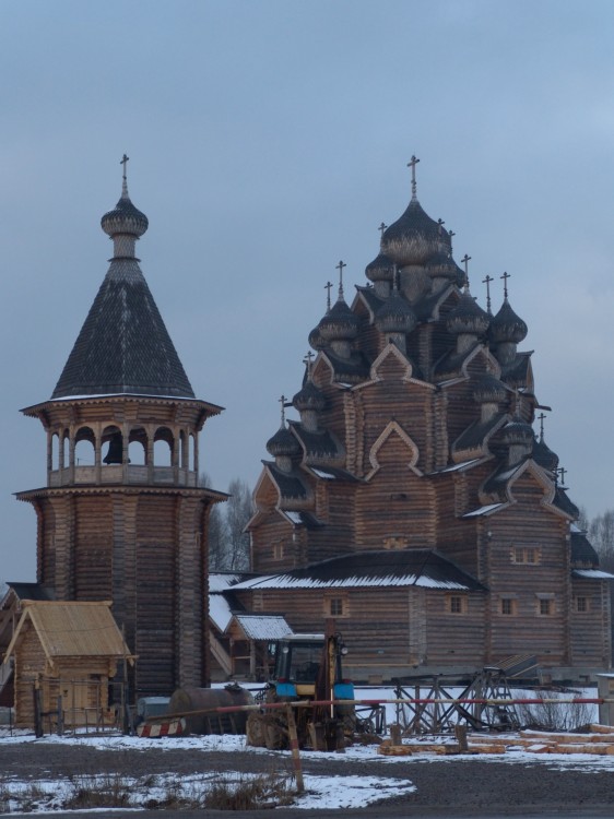 Невский Парклесхоз. Церковь Покрова Пресвятой Богородицы. фасады