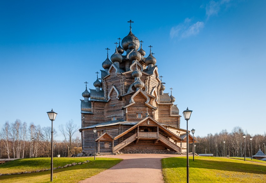 Церковь Покрова Пресвятой Богородицы, Невский Парклесхоз (Всеволожский район, Ленинградская область). фасады