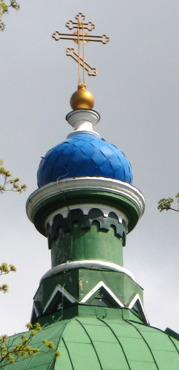 Церковь Всех Святых, Рига (Рига, город, Латвия). архитектурные детали, Завершение купола в виде потира со 