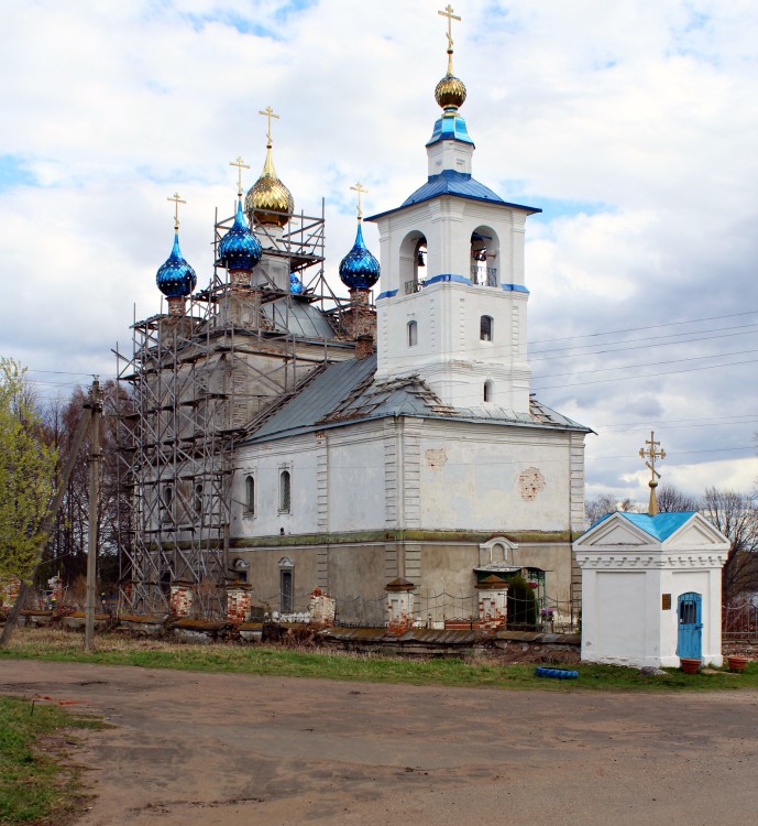 Церковь Преображения Господня, Поводнёво (Мышкинский район, Ярославская область). документальные фотографии