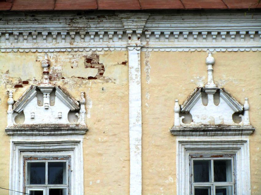 Церковь Воскресения Христова, Тотьма (Тотемский район, Вологодская область). архитектурные детали, наличники, северный фасад