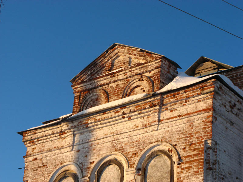 Нелазское. Церковь Михаила Архангела. архитектурные детали