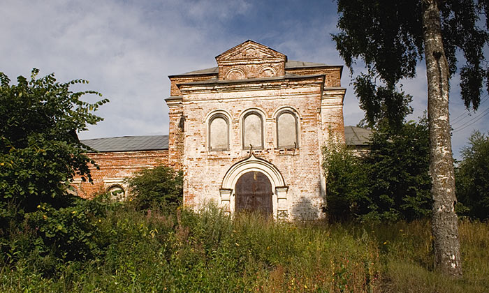 Нелазское. Церковь Михаила Архангела. фасады, Южный фасад