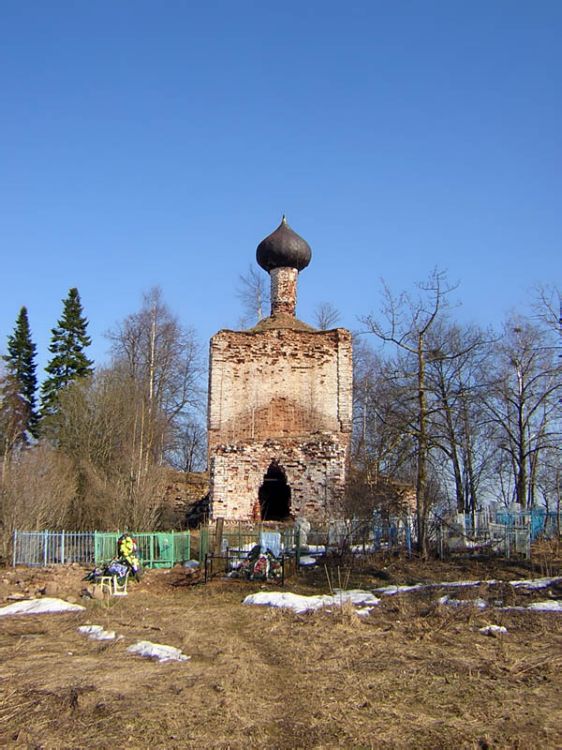 Церковь Введения во храм Пресвятой Богородицы, Лохта (Череповецкий район, Вологодская область). общий вид в ландшафте