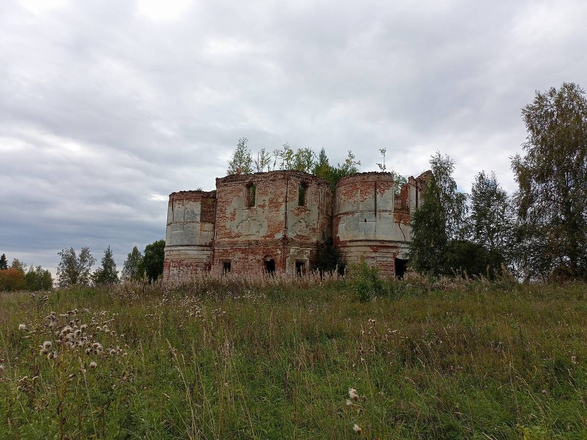 Церковь Троицы Живоначальной, Покровское (Сокольский район, Вологодская область). фасады
