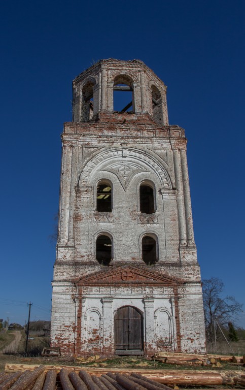 Церковь Николая Чудотворца, Никольская (Сокольский район, Вологодская область). фасады