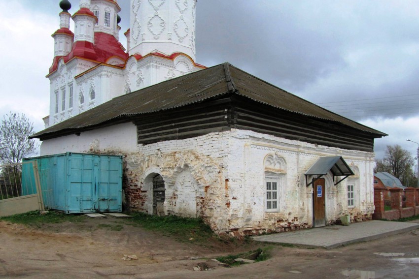 Тотьма. Церковь Иоанна Предтечи. фасады, вид с северо-запада