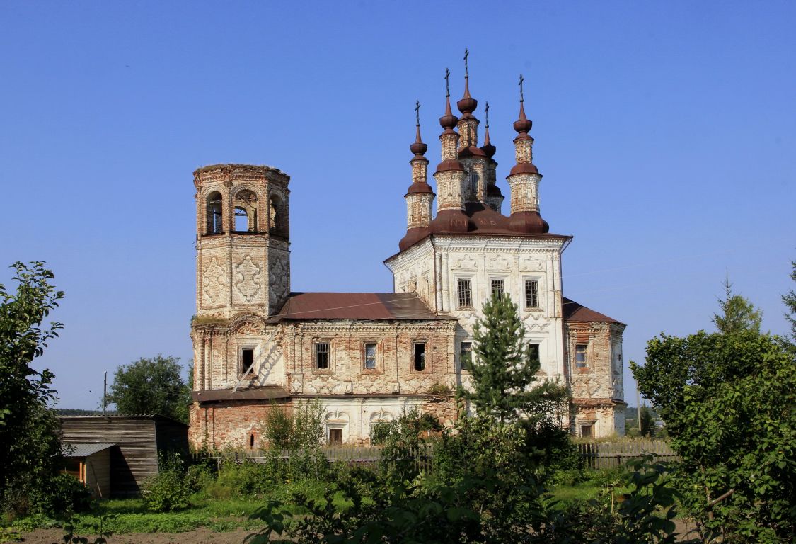 Церковь Воскресения Христова, Варницы (Тотемский район, Вологодская область). фасады