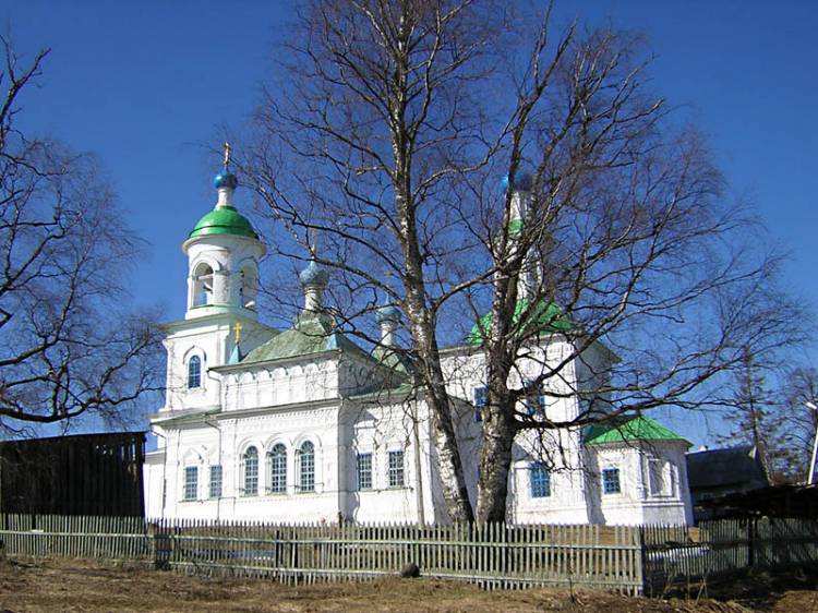 Устье. Церковь Покрова Пресвятой Богородицы. фасады