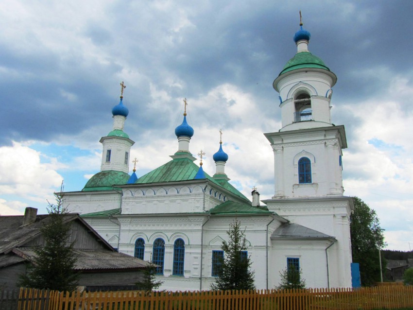 Устье. Церковь Покрова Пресвятой Богородицы. фасады, северный фасад