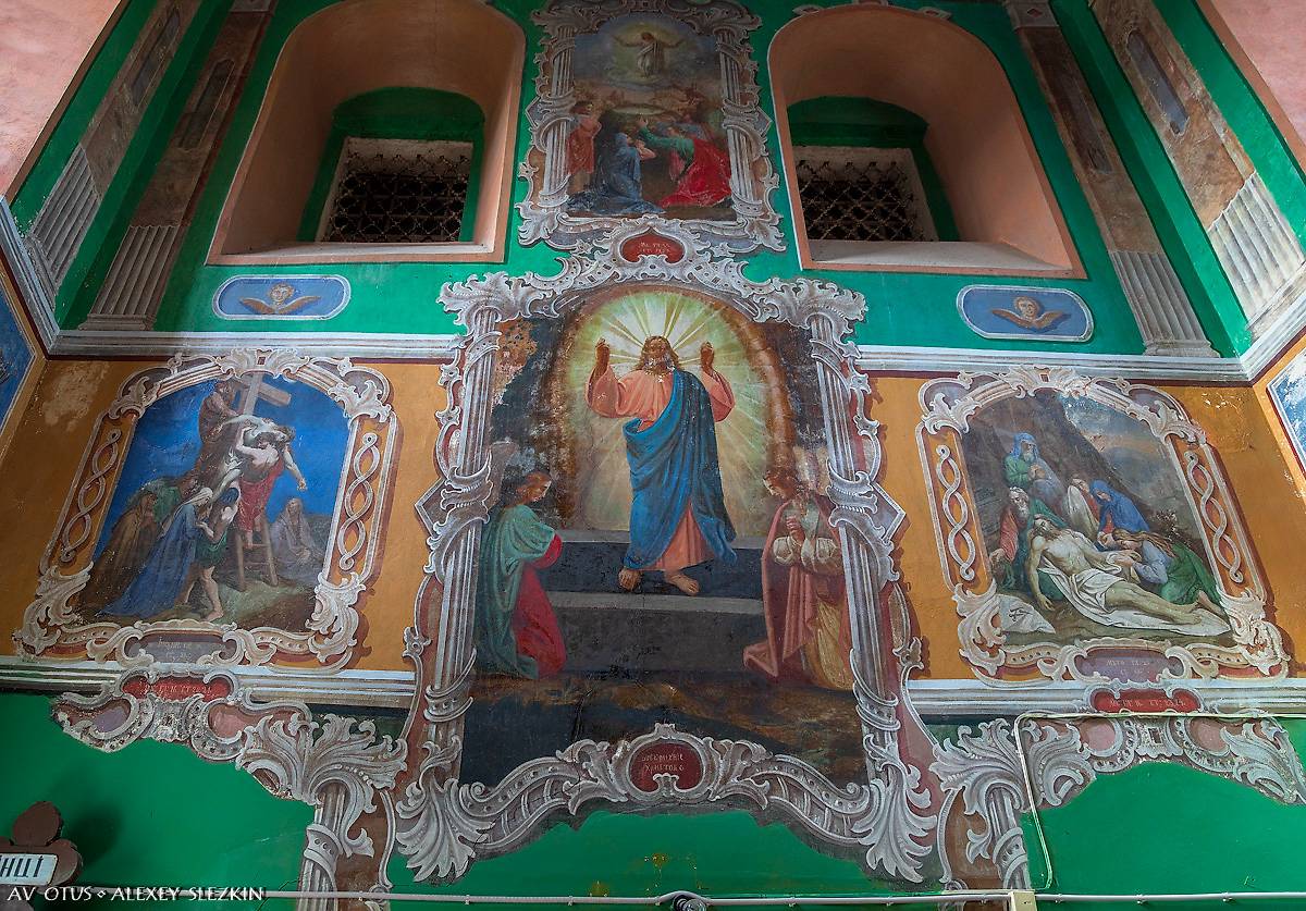 интерьер и убранство. Церковь Покрова Пресвятой Богородицы, Устье (Тотемский район, Вологодская область)