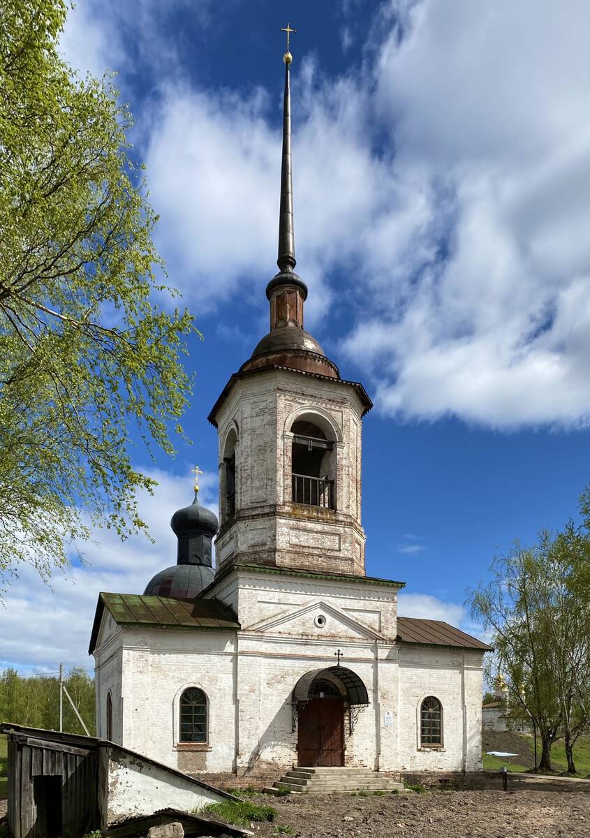Церковь Чуда Михаила Архангела на Городище, Великий Устюг (Великоустюгский район, Вологодская область). фасады, Вид с северо-запада