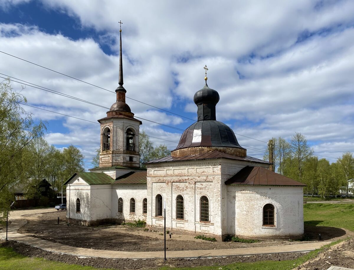Церковь Чуда Михаила Архангела на Городище, Великий Устюг (Великоустюгский район, Вологодская область). фасады, Вид с юго-востока