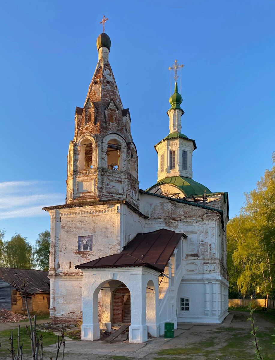 Церковь Леонтия Ростовского, Великий Устюг (Великоустюгский район, Вологодская область). фасады, Вид с юга