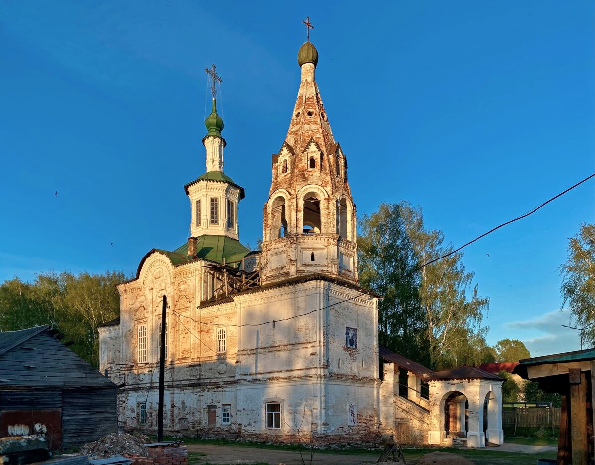 Церковь Леонтия Ростовского, Великий Устюг (Великоустюгский район, Вологодская область). фасады, Вид с запада