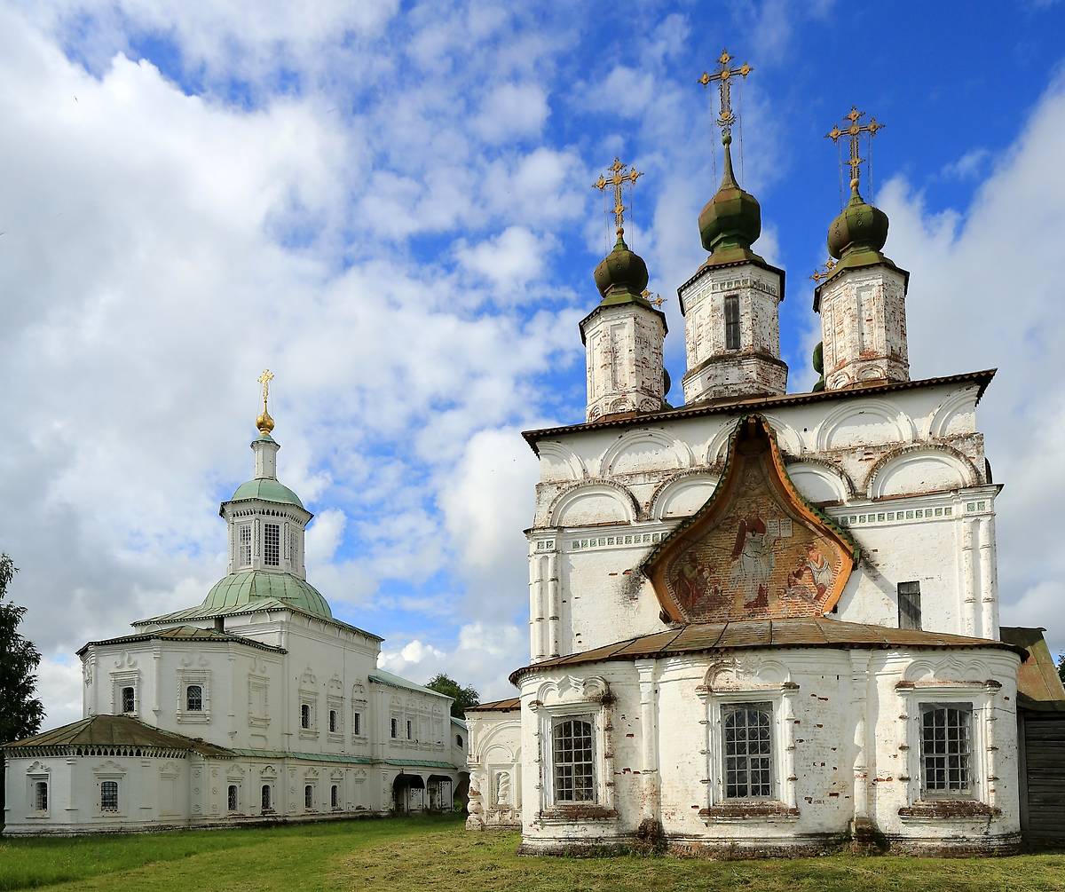 фасады. Храмовый комплекс Дымковской слободы, Великий Устюг (Великоустюгский район, Вологодская область)