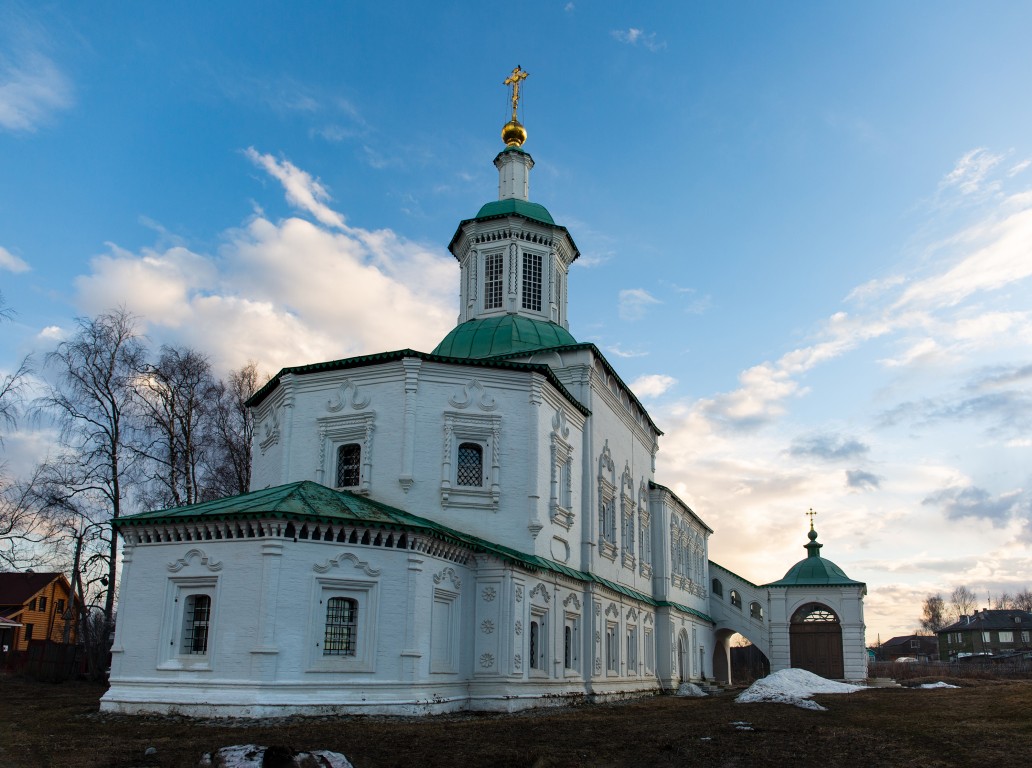 Церковь Сергия Радонежского в Дымковской слободе, Великий Устюг (Великоустюгский район, Вологодская область). фасады