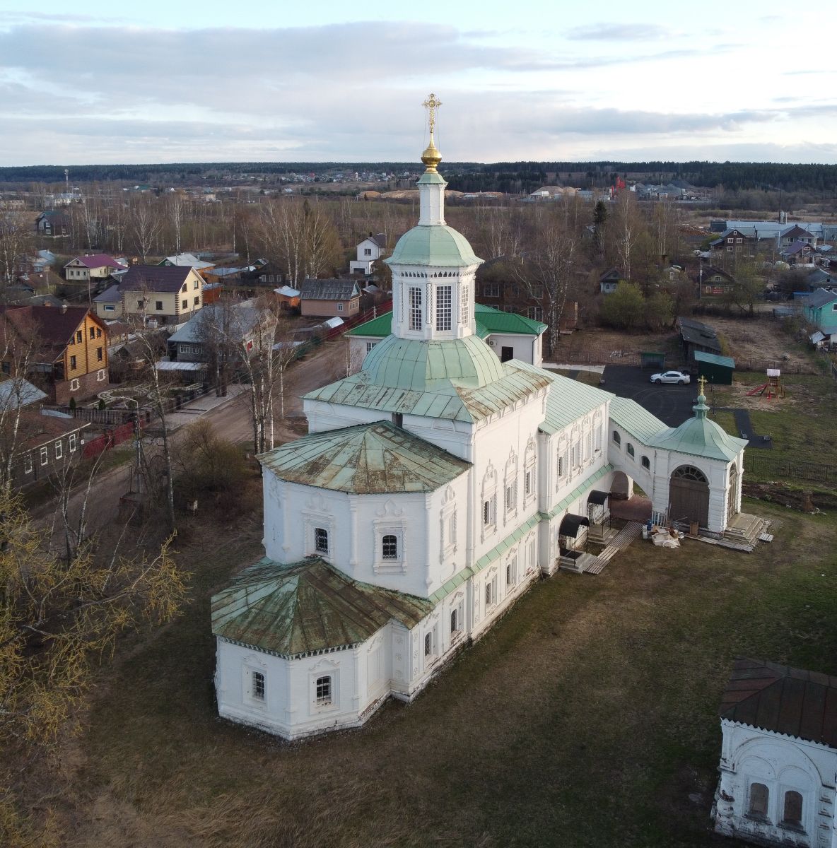 Церковь Сергия Радонежского в Дымковской слободе, Великий Устюг (Великоустюгский район, Вологодская область). фасады