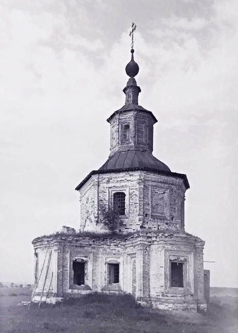 Церковь Иоанна Устюжского в Пухове, Морозовица (Великоустюгский район, Вологодская область). архивная фотография, Фото 1968 г. (Чураков М.М.). ГКМФ. ГНИМА им Щусева