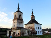 Церковь Воскресения Христова, вид с юго-запада<br>, Бобровское, Нюксенский район, Вологодская область