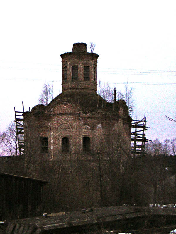 Богородицкая Тихвинская мужская пустынь. Церковь Тихвинской иконы Божией Матери, Стрига (Великоустюгский район, Вологодская область). фасады