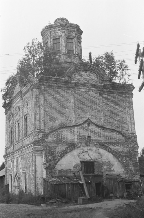 Богородицкая Тихвинская мужская пустынь. Церковь Тихвинской иконы Божией Матери, Стрига (Великоустюгский район, Вологодская область). фасады