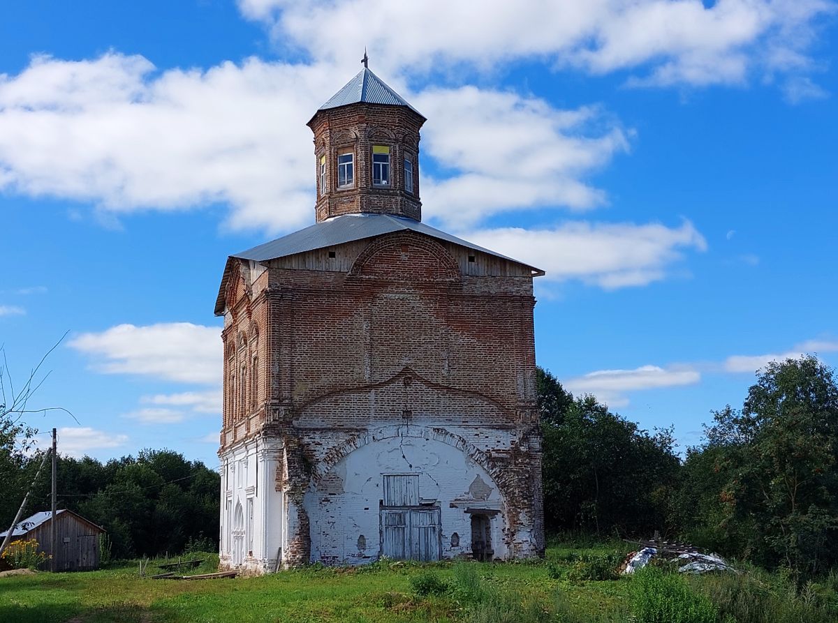 Богородицкая Тихвинская мужская пустынь. Церковь Тихвинской иконы Божией Матери, Стрига (Великоустюгский район, Вологодская область). фасады