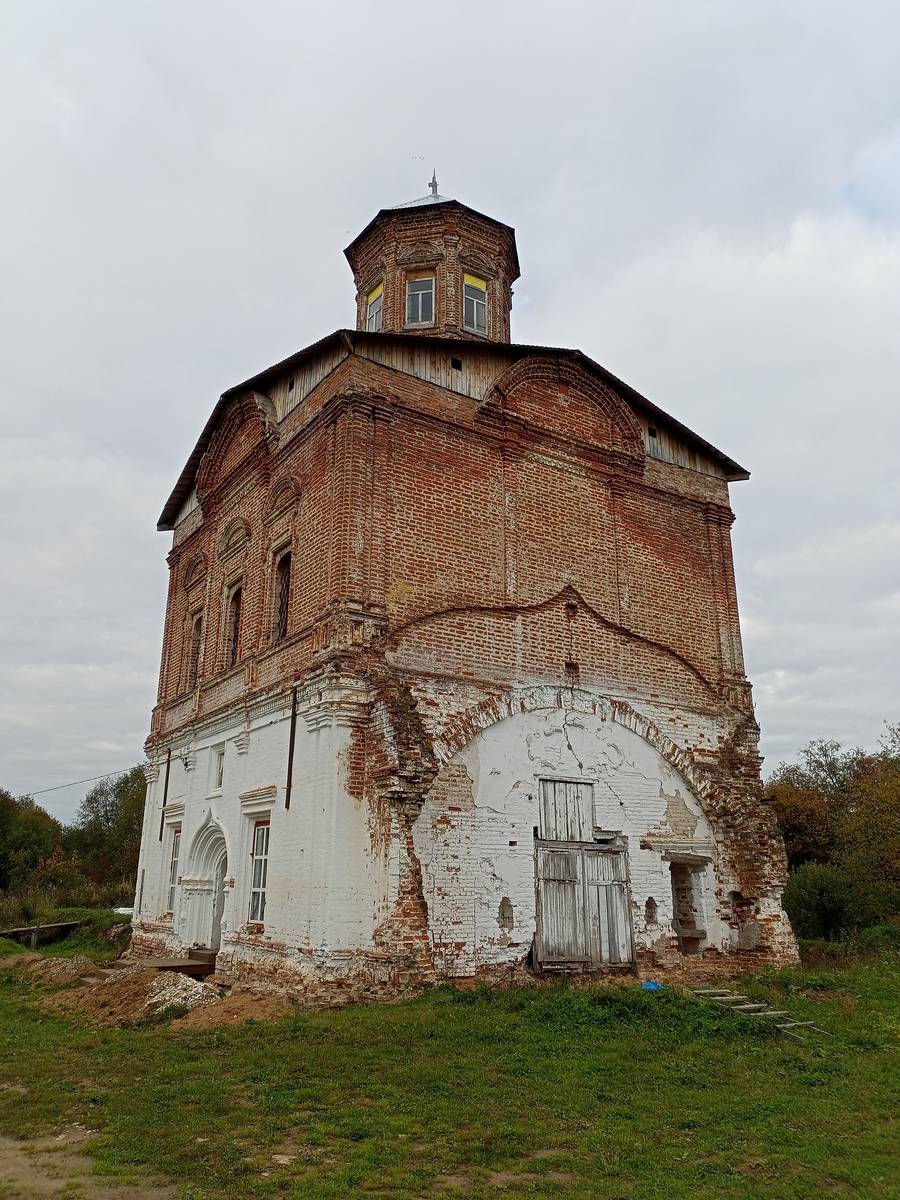 Богородицкая Тихвинская мужская пустынь. Церковь Тихвинской иконы Божией Матери, Стрига (Великоустюгский район, Вологодская область). фасады