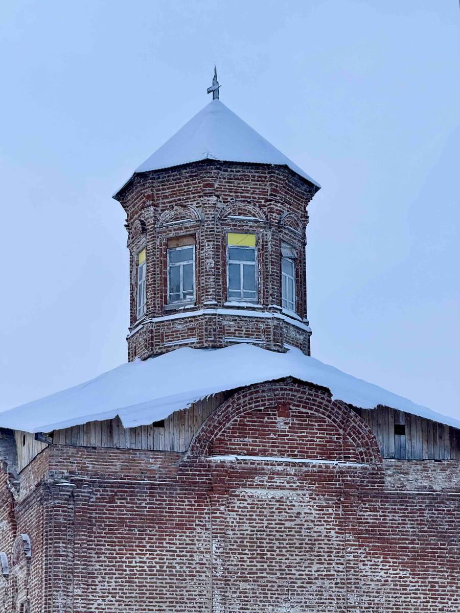 архитектурные детали. Богородицкая Тихвинская мужская пустынь. Церковь Тихвинской иконы Божией Матери, Стрига (Великоустюгский район, Вологодская область)