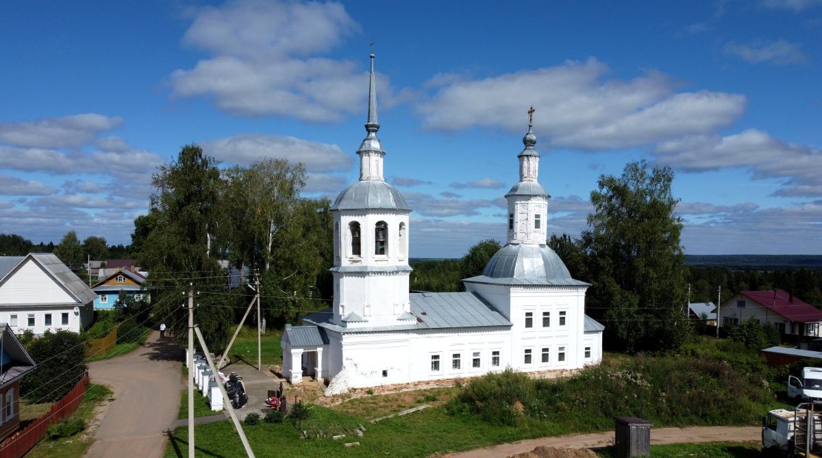 Церковь Владимирской иконы Божией Матери, Бобровниково (Великоустюгский район, Вологодская область). фасады