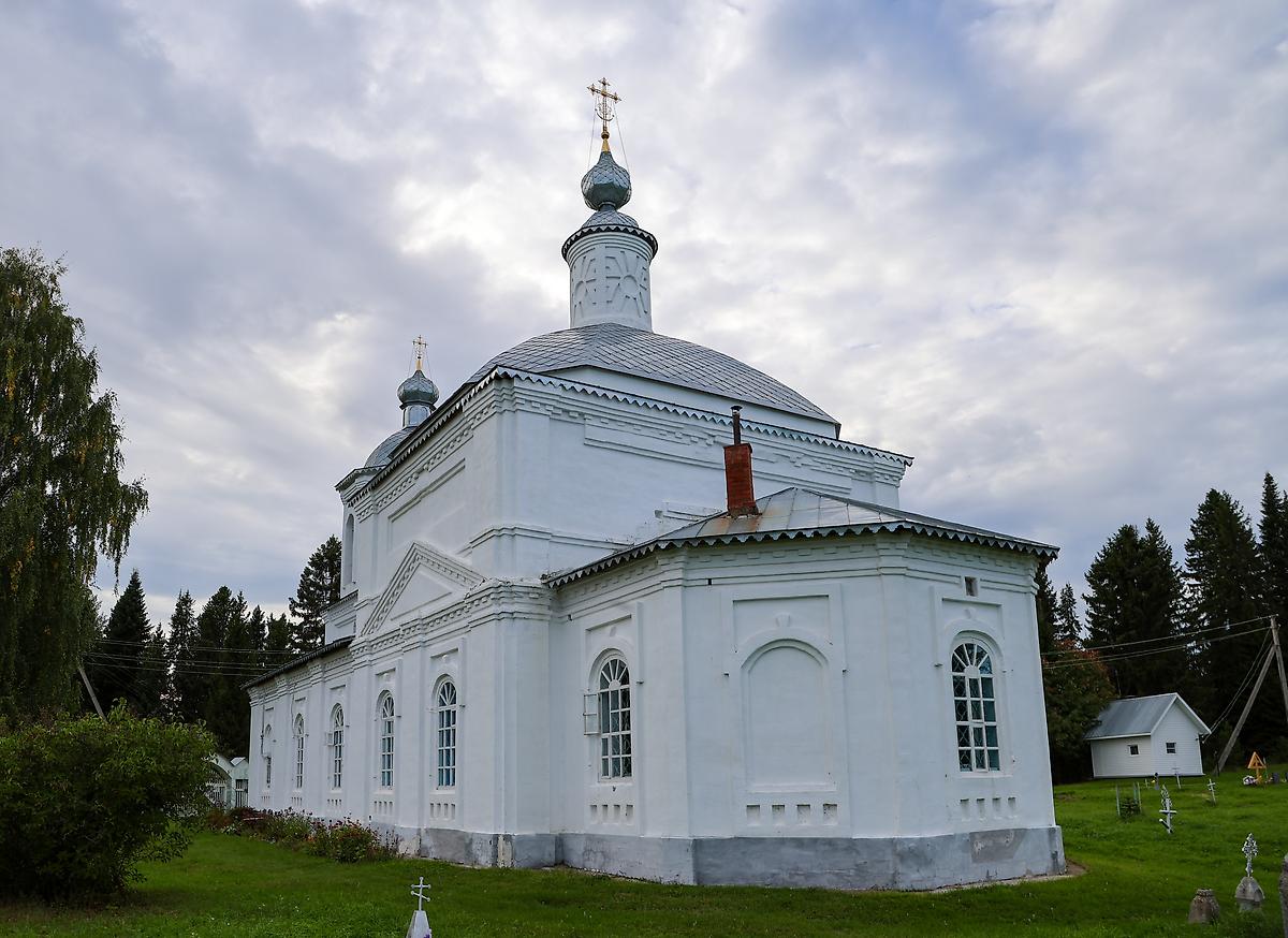 фасады. Церковь Успения Пресвятой Богородицы, Туровец (Котласский район и г. Котлас, Архангельская область)